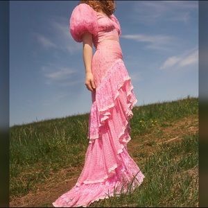 🎀 LoveShackFancy Cayden Silk Dress